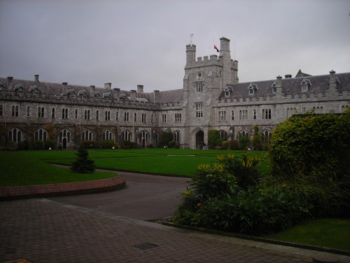 This is Cork University. It was a sort of quiet, green oasis right in the middle of the city.